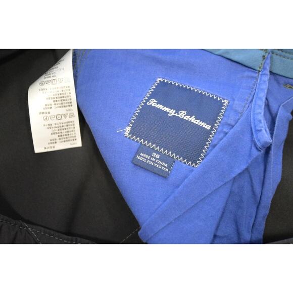 Tommy Bahama Golf Shorts 100% Polyester Stretch Black 10" INS Mens Sz 36 - Picture 4 of 7